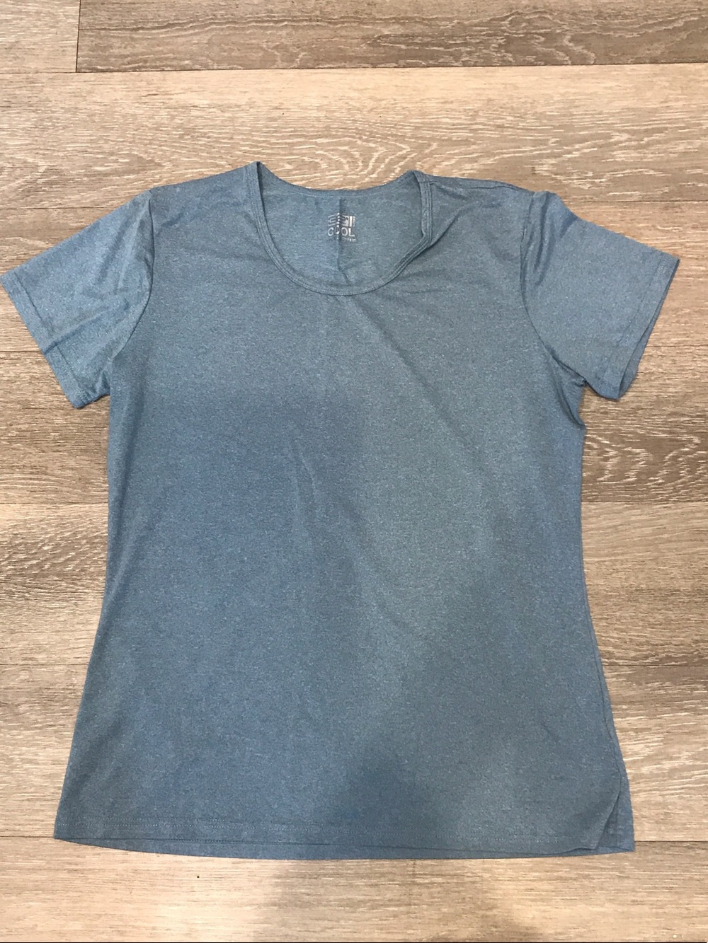 32 Degrees Heathered Teal Short Sleeve Crewneck Tee